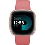Google Fitbit Versa 4 Reloj Inteligente 40,5 mm AMOLED Rosa 6 días - Imagen 2