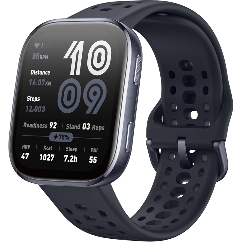 BU1JfAvgRy Amazfit Bip 6 Reloj Inteligente 46 mm 1,97 AMOLED 14 días Negro - Imagen 1