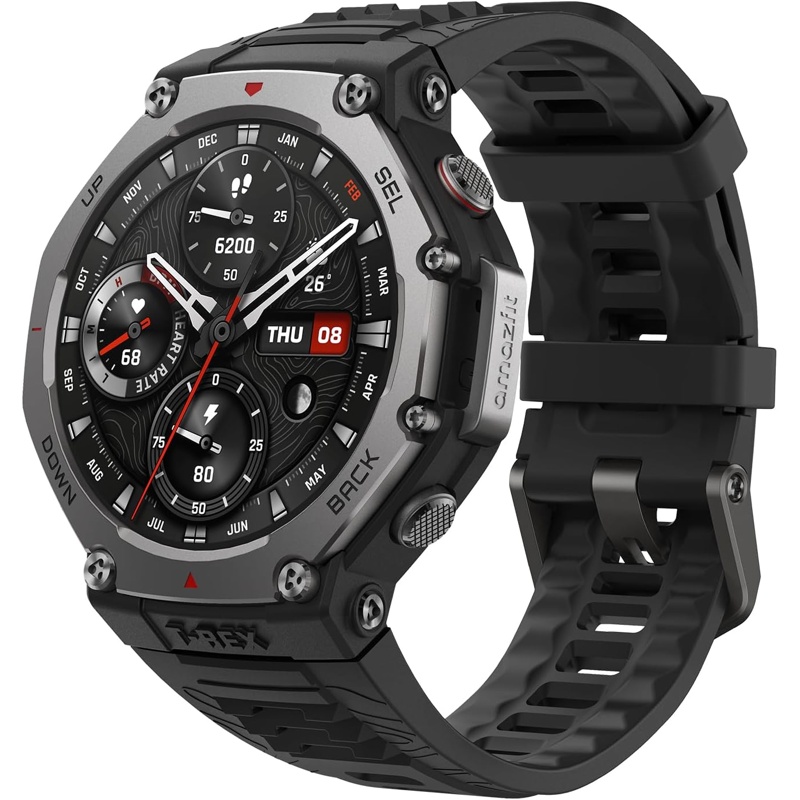 VqdSs12Tw3 Amazfit Reloj Inteligente T-Rex 3 48 mm 1,5 AMOLED Negro - Imagen 1