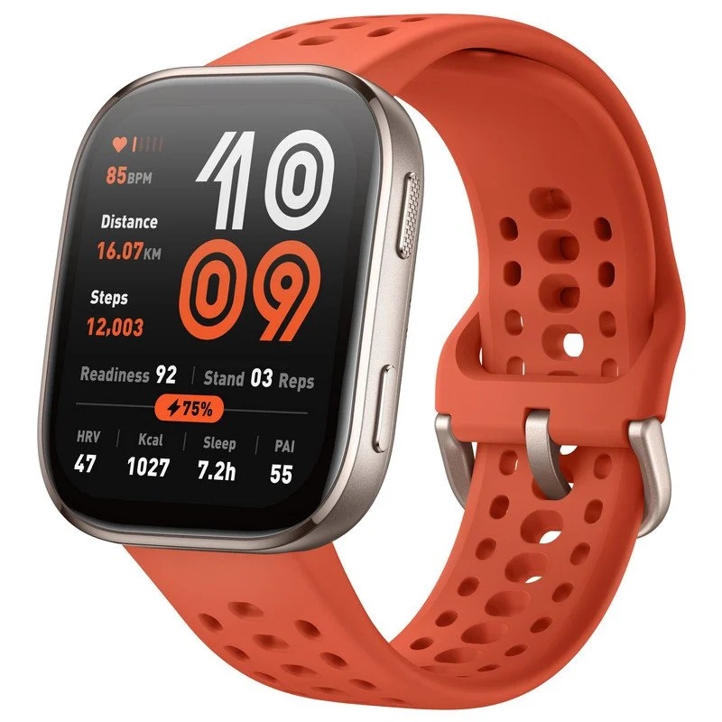 fJthVENIZG Reloj Inteligente Bip 6 46 mm 1,97 AMOLED 14 días Rojo Amazfit - Imagen 1